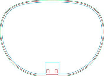 Wide HF004 fan outline